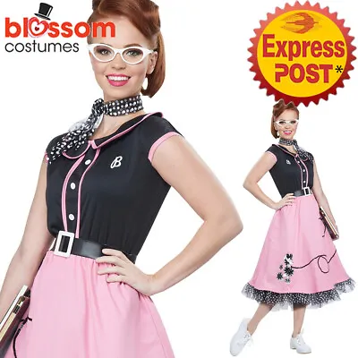 $56.50 • Buy CA133 50s Sweetheart Ladies Hop Poodle Grease Poodle Bopper Fancy Dress Costume