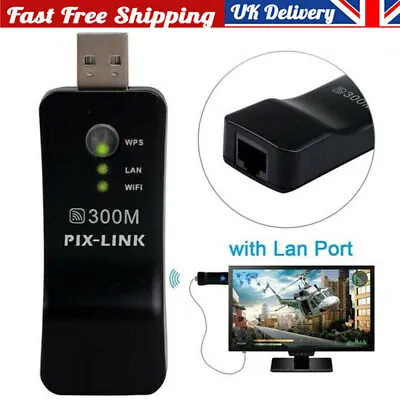 £10.79 • Buy Smart TV LAN Adapter WiFi Dongle Wireless LAN Adapter For Samsung Smart TV UK