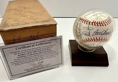 1969 METS SIGNED TEAM BALL World Series Champions COA • $1250