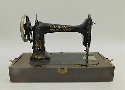 ATQ Marshall Fields Standard Sewing Machine Co W/ Case • $9.99