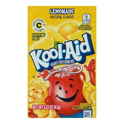 £1.10 • Buy Kool-Aid Unsweetened Lemonade Flavored Powdered Soft Drink Mix, 0.23oz X2
