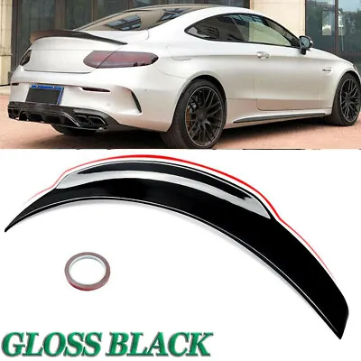 Glossy Black Rear Trunk Spoiler Wing Fit For Benz W205 C205 C43 C63 AMG Coupe • $85.99