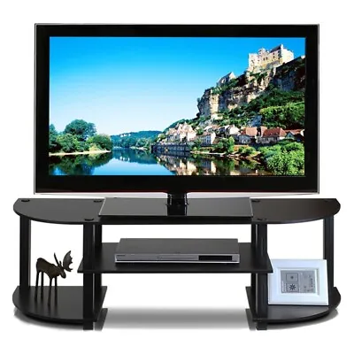 TV Stand For 47 Inch Flat Screens Entertainment Center Storage Black Espresso • $52.87