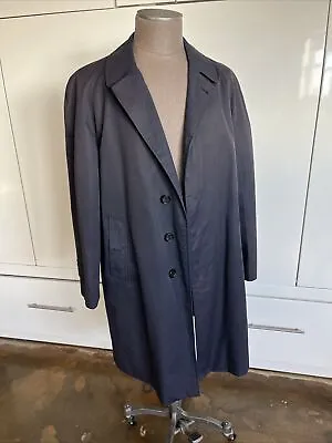 BURBERRYS LONDON Blue Trench Coat Made In England 50 • $59.99