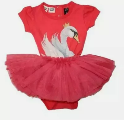 BNWT Rock Your Baby Swan Lake Red Tutu BABY CIRCUS DRESS SIZE 0-3 MONTHS RRP$55 • $26