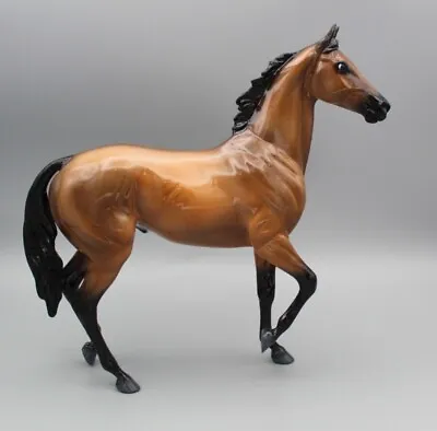 Breyer Traditional Model Horse Glossy Dun Lonesome Glory Thoroughbred Custom  • $69.99