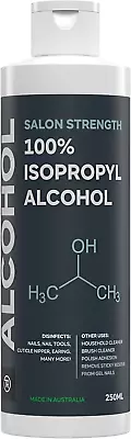 100% Isopropyl Alcohol IPA Cleaner & Rubbing Alcohol 250Ml | Powerful Heavy Duty • $22.98