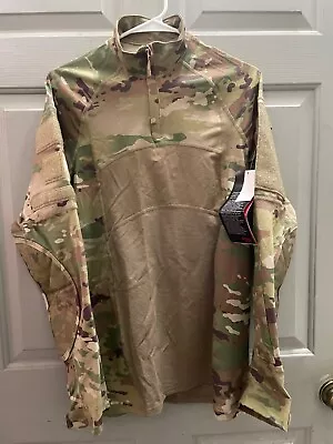 Army Ocp Multicam Combat Shirt Type Ii X- Small 1/4 Zip Top Flame Resistant Nwt • $39.99