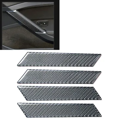 Carbon Fiber Door Grab Handle Interior Trim 4pcs For Golf GTI 2013-17 • $13.66