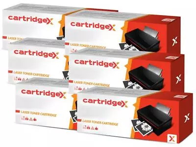 6 X Black Laser Toner Cartridges Compatible With Samsung ML1640 ML2240 ML2241 • £130.97