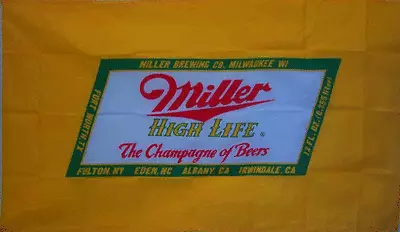 NEW 3X5ft MILLER BEER FLAG BANNER SIGN Superior Quality Usa Seller Fade Resist • $13.94