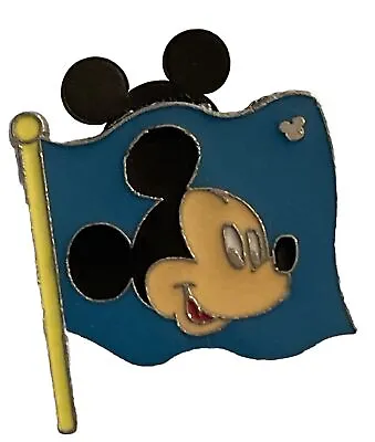 Disney Pin Cruise Mickey Mouse Face Fun Icons Blue Flag DCL • $4.99