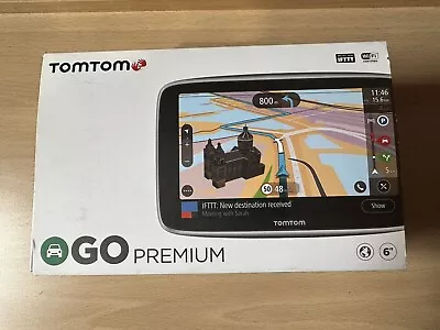 TomTom Go Premium 6  SatNav GPS Navigation Sat Nav Traffic Map. Life Time Maps. • £100