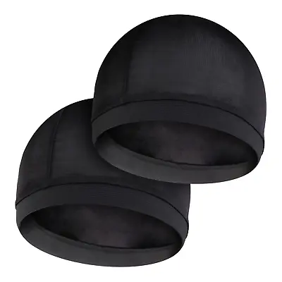 2Pcs Wave Cap For Men Silky Stocking Caps For 360 540 720 Waves Satin Silk Durag • $8.52