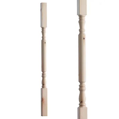 Stair Spindle Classic Rolling Pin Stair Spindle 41mm Pine Oak Select Size • £36