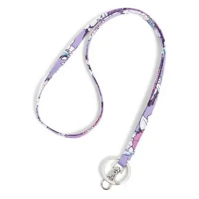 VERA BRADLEY Lanyard In Signature Cotton  Pattern	Enchanted Garden • $8