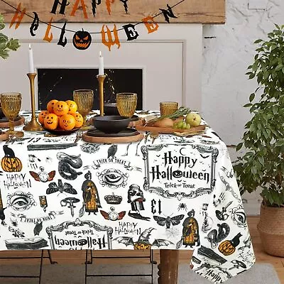 Mantel De Halloween De 60x84 Pulgadas Para Mesa De Comedor Rectangular • $19.61