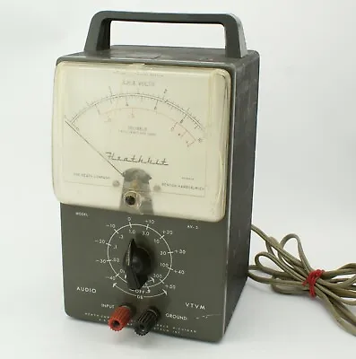 Vintage Heathkit AV-3 Vacuum Tube Voltmeter - Untested Needs Tubes • $39