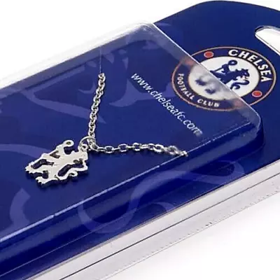 Chelsea FC Chain Necklace Silver Plated Jewellery Pendant Gift Birthday Present • £11.89