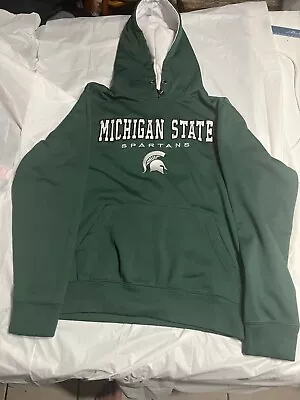  Michigan State Spartans Men's Medium Pullover Hoodie Green • $7.99