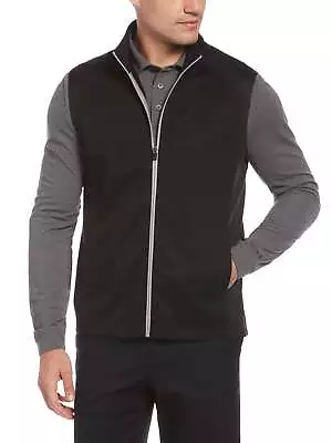 PGA TOUR Apparel Men's Mixed Texture Fleece Golf Vest Poly • $22.98