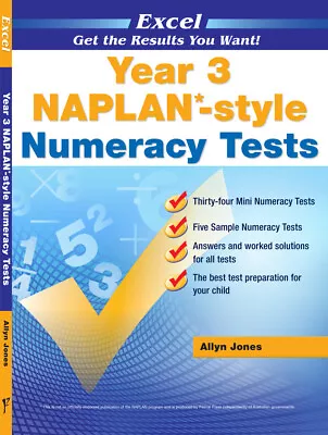 Excel - Year 3 NAPLAN*-style Numeracy Tests • $20.95