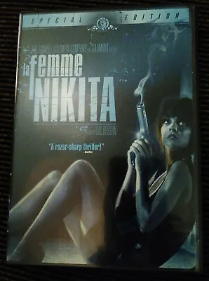 LA FEMME NIKITA Luc Besson U.S. Region 1 DVD Anne Parillaud/Jean Reno • £4.95