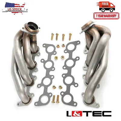 L&TEC Shorty Headers For Ford F-150 11-14 5.0L V8 1-5/8  EXHAUST MANIFOLD 409SS • $249.99