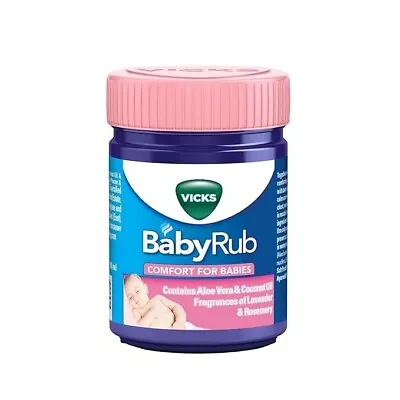 Vicks Baby Rub 50ml Specifically For Babies-Moisturize Pack Of 2 • $16.99