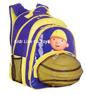 ~ Bob The Builder - BACKPACK / BAG With Bonus HELMET • $39