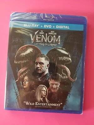 NEW - Venom : Let There Be Carnage (Blu-ray + DVD + Digital 2021) Marvel • $12.88