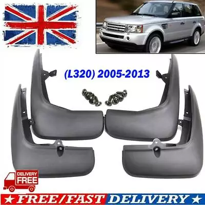 4x Front Rear Mud Flaps Splash Guards For Range Rover Sport L320 05-13 Mudguards • $36.73