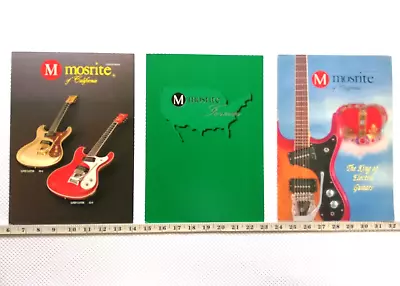 3 Mosrite  Electric GUITAR BASS Catalog Rare Catalog Issued Only A Few Times • $85