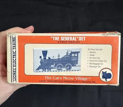 1995 LIONEL The Cat's Meow 6pc  The General  Train Locomotive Set Box & 2 Free • $29