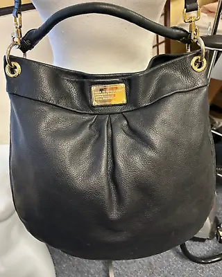 REDUCED: MARC By Marc Jacobs 'Classic Q' Hillier Black Leather Hobo Purse • $99