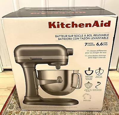 New! KitchenAid 7Qt 66 Litres 11 Speeds  SilverBowl Lift Stand MixerKSM70SKXXC • $550