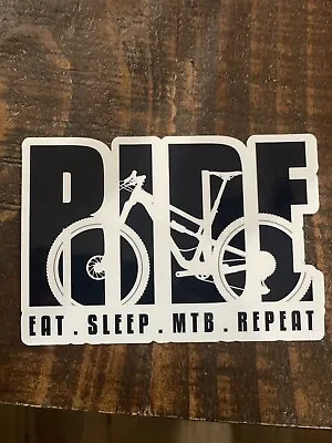 MTB Every Day Mountain Bike Sticker Decal Black White  Santa Cruz Giant Sticker • $5