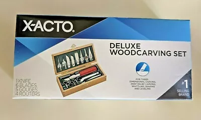 $4.99 • Buy X-Acto Basic Knife Set | 1 Knife / 6 Blades / 5 Gouges / 4 Routers 