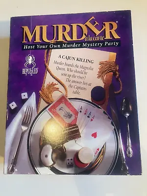 Bepuzzled MURDER A LA CARTE Board Game A CAJUN KILLING Murder Mystery Party Game • $20