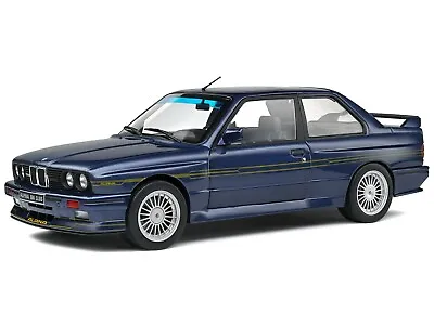 BMW E30 Alpina B6 3.5 S 1990 Mauritius Blue Diecast Model Car S1801520 Solido 1: • $79.90
