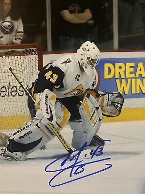 Martin BIRON Signed 8x10 Photo! Buffalo SABRES GOALIE! #43 W/COA • $25.10