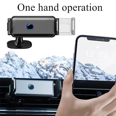 Motorized Car Air Vent Dashboard Phone Mount Bracket Holder Automatic Clamping • $21.65