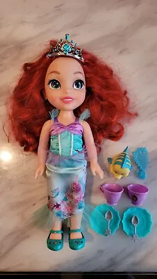 Ariel My First Disney Princess Doll Approx 14  / 35cm Tall With Flounder & Parts • £6.99