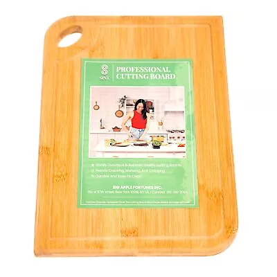 SINT Wooden Chopping Board For Kitchen Bamboo Cutting Board & Serving Board T... • $10.99