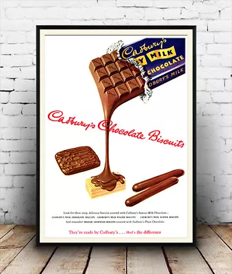 Cadburys Chocolate Advertising  Poster Reproduction. • £5.09