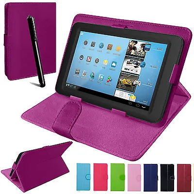 Universal PU Leather Stand Folio Case Tablet Cover For 7 8  9 .9.7 10  10.1 • £6.99