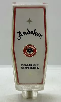 Vintage Obsolete Pabst Andecker Draught Supreme Advertising Beer Tap Handle Knob • $9.99