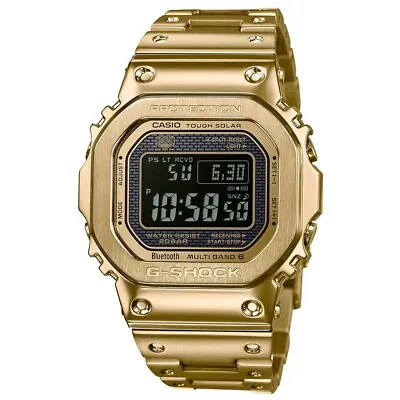 Casio G-Shock Full Metal Bluetooth Gold Watch GShock GMW-B5000GD-9 RRP $1149 • £416.19