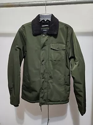Rvca Sherpa Army Jacket • $25