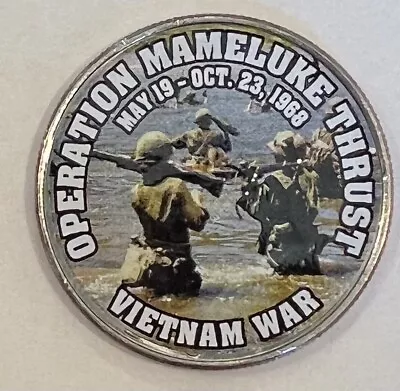 Operation Mameluke Thrust War Colorized Commemorative Clad Kennedy Half Dollar • $7.99